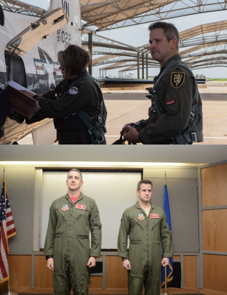 Adam Kinzinger served as a lieutenant colonel and pilot in the Air National Guard