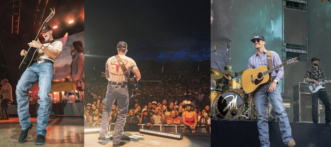 A significant portion of Parker McCollum's income also comes from live performances