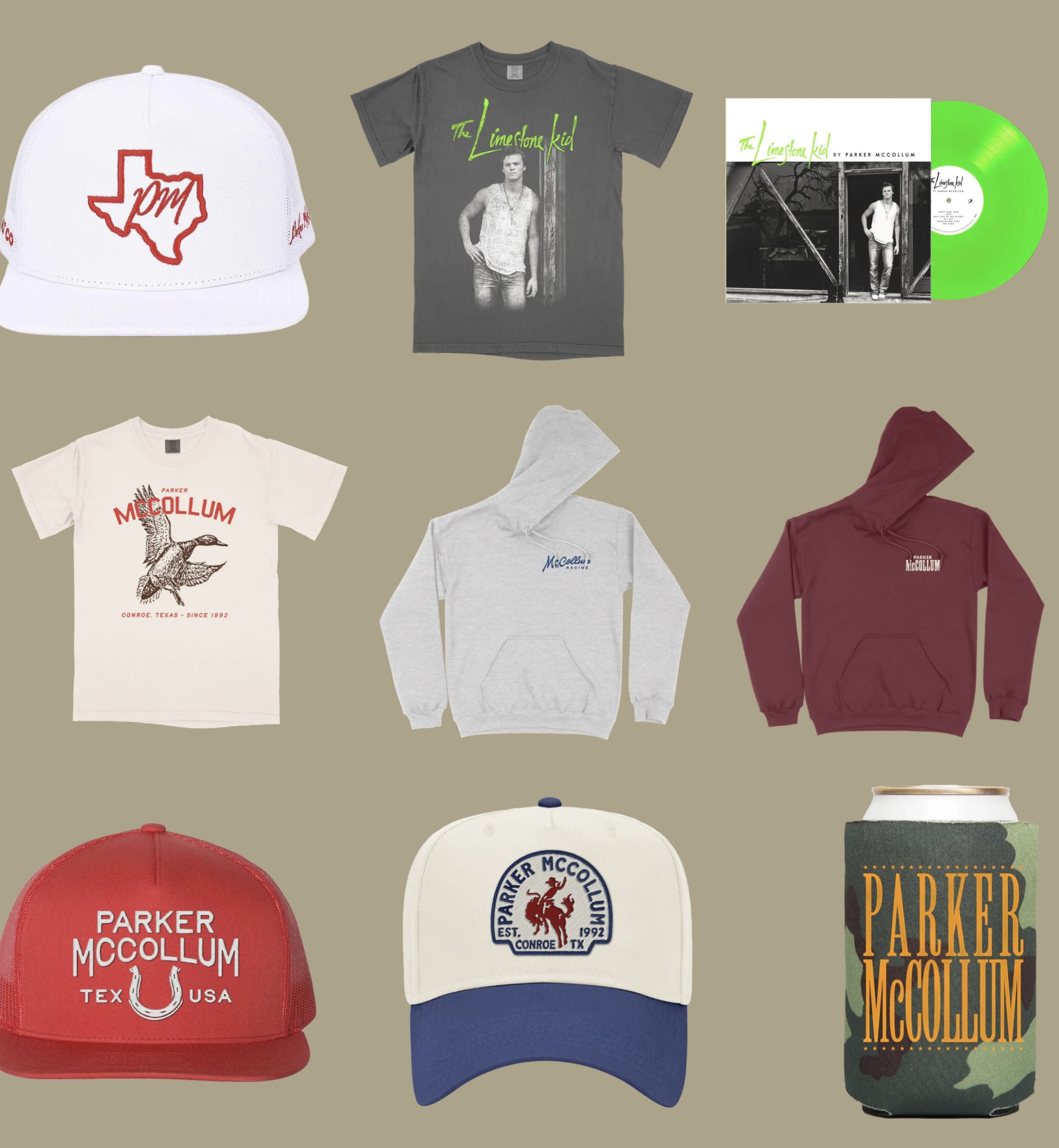 Parker McCollum's merchandise sales